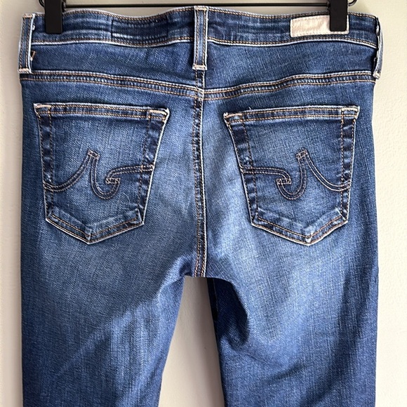 Adriano Goldschmied The Legging Ankle Super Skinny Ankle Stretchy Raw Hem Denim - Picture 6 of 11